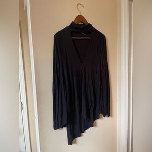 Free People cut out turtle neck sweater